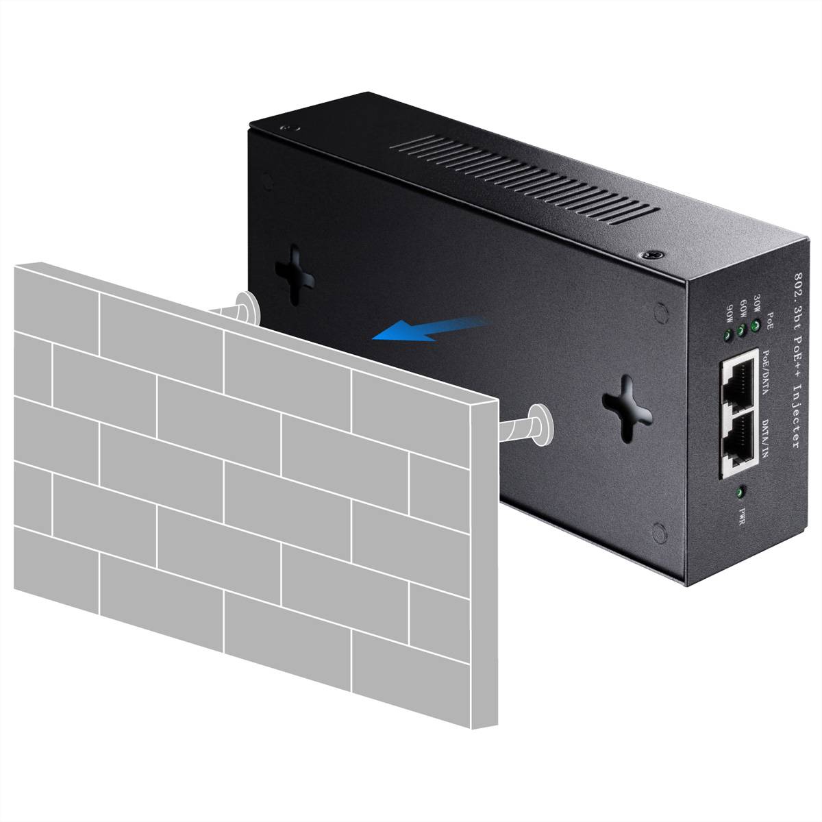 CUDY POE400 90W PoE+/iniettore PoE Gigabit-4