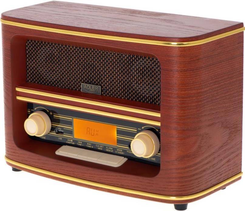 Adler AD 1187 Radio Tragbar Digital Braun (AD 1187)-0