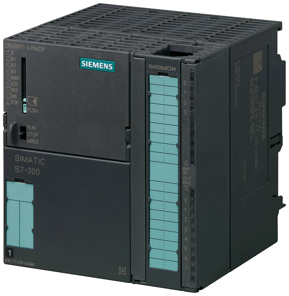 Siemens 6ES7315-7TJ10-0AB0 - SIMATIC S7-300, CPU 315T-3 PN/DP, modulo centrale-0