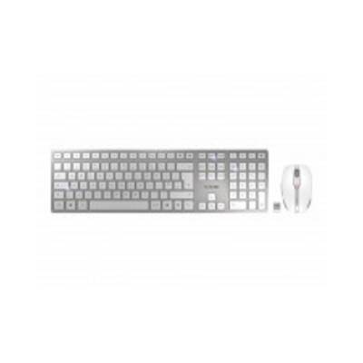 CHERRY DW 9100 SLIM UK Layout silber/weiß-0