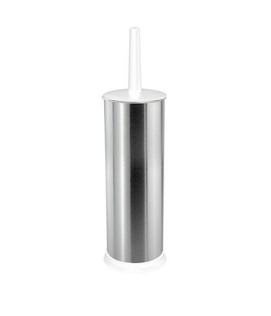Porta Spazzolone Bagno In Acciaio Satinato Portascopino Per Wc Con Contenitore --0