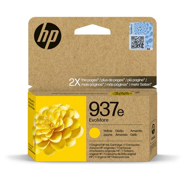 HP 937E EVOMORE YELLOW - EN/DE/PL/CZ INK-5