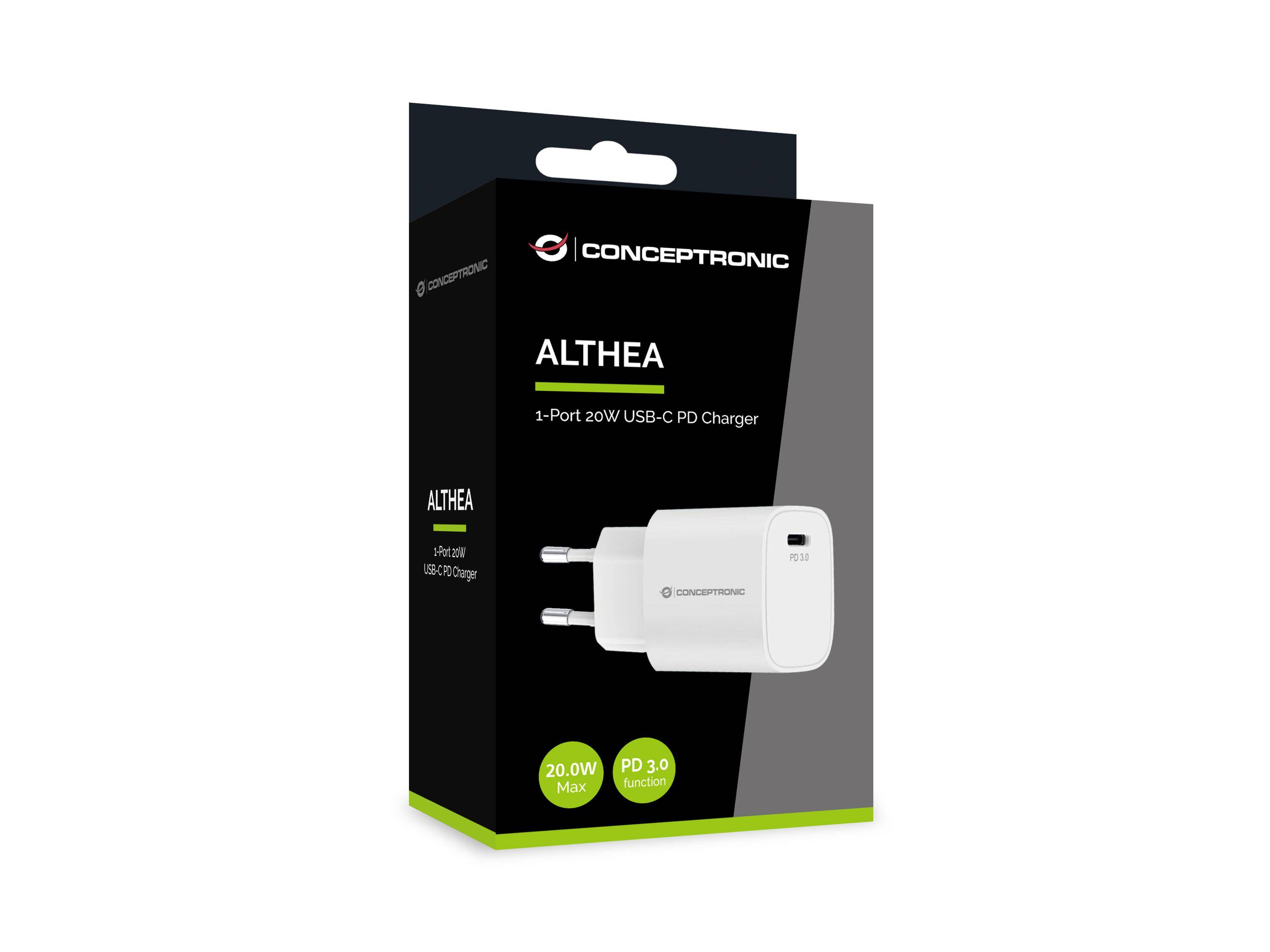 Conceptronic Ladegerät 1Port 20W 1xUSB-C Desk PD ws (ALTHEA14W)-4