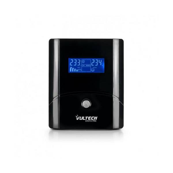 Vultech UPS1050VA-PRO Gruppo di Continuita' a Linea Interattiva 1,05 kVA 560 W 2 Prese AC Nero