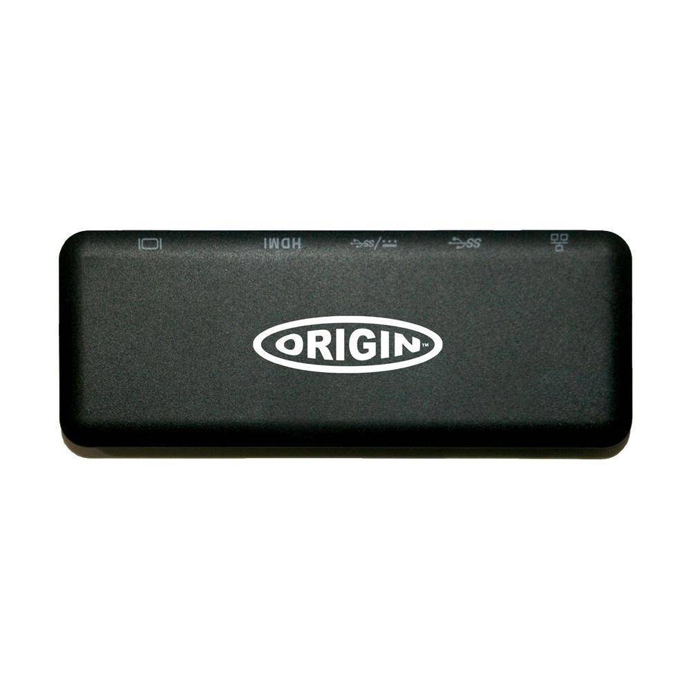 Origin Storage 4X91A30366-OS replicatore di porte e docking station per laptop USB 3.2 Gen 1 [3.1 Gen 1] Type-C Nero (Or-0