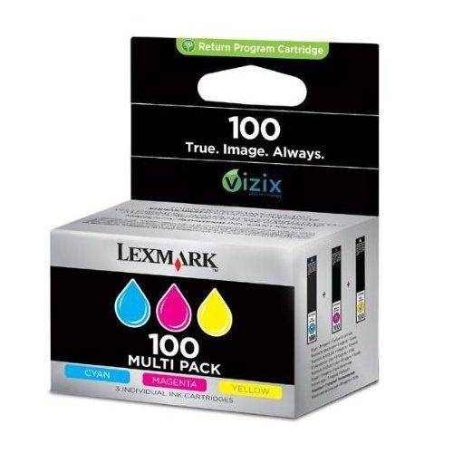 Lexmark Cartridge No. 100 - Gelb, Cyan, Magenta-0