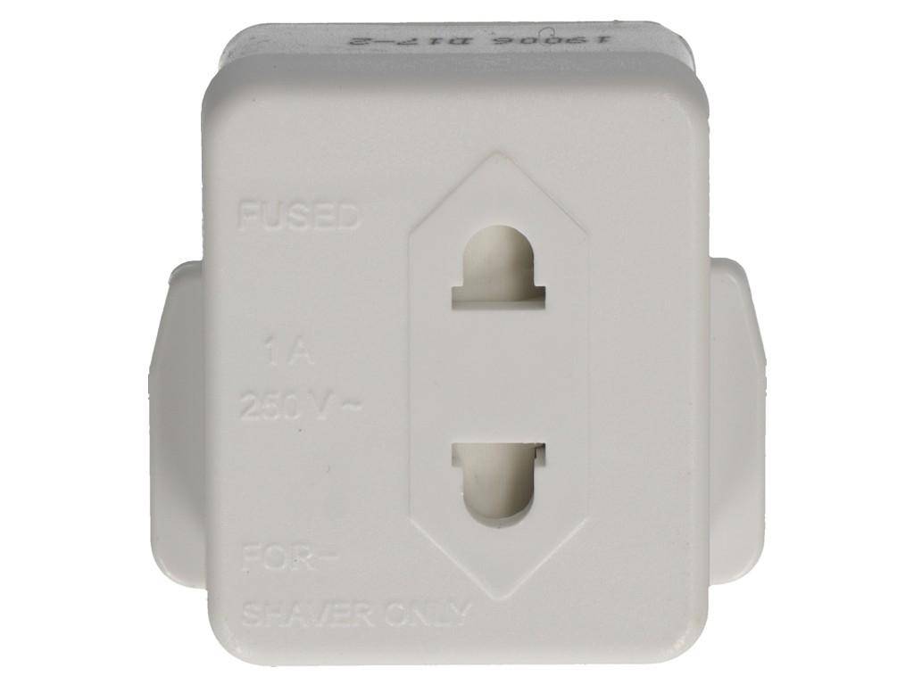 2-Power SAP0001A carica batterie (UK Mains To 2 Pin Shaver Adapter)-0