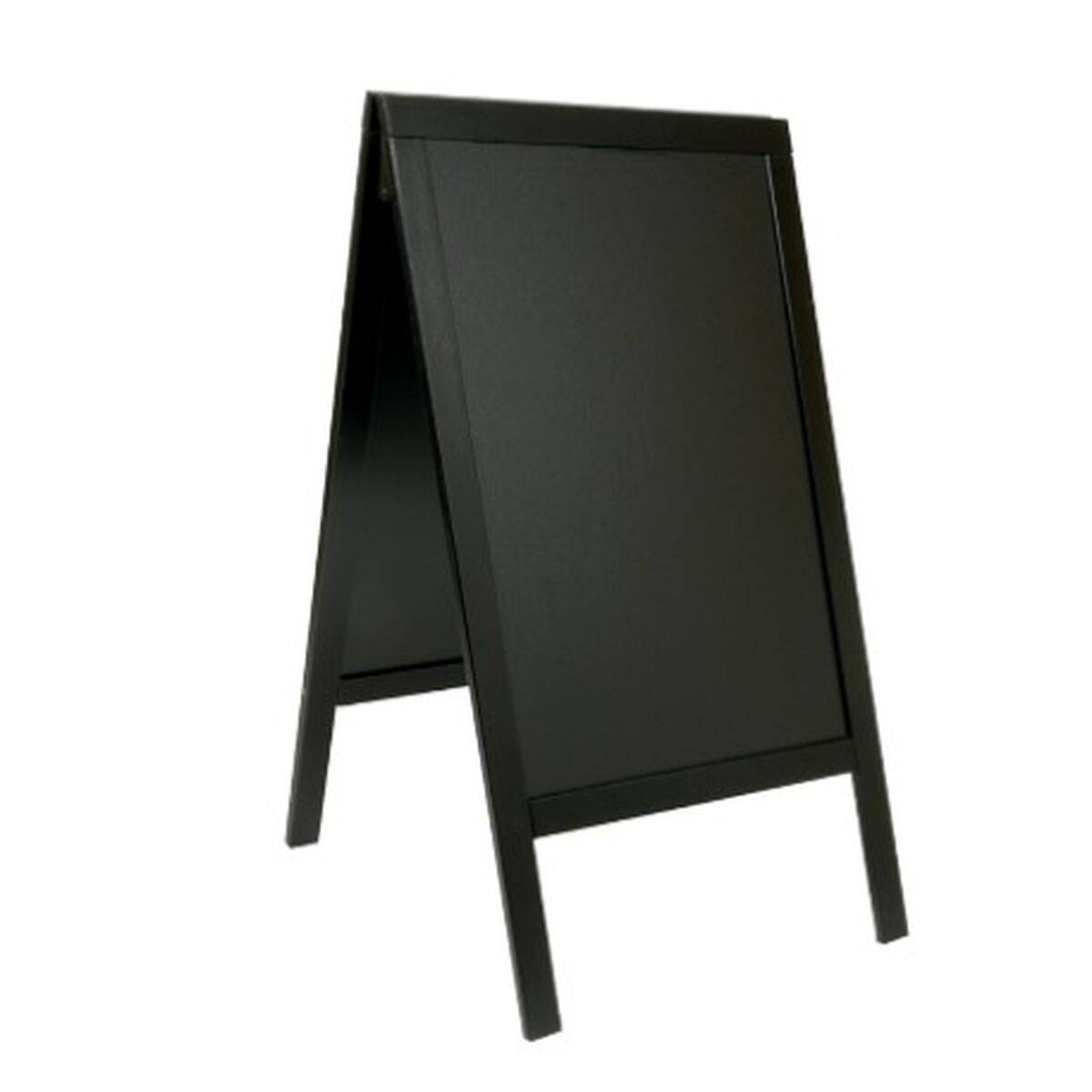 Lavagna Sandwich - cavalletto nero - 69x125 cm - Securit-0