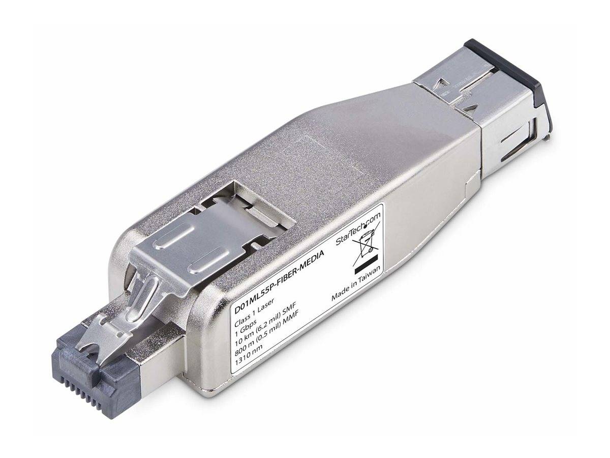 /multimodale 800 m, alimentato da PoE, design compatto, alloggiamento in metallo, micro mini, TAA (D01ML55P-FIBER-MEDIA)-3