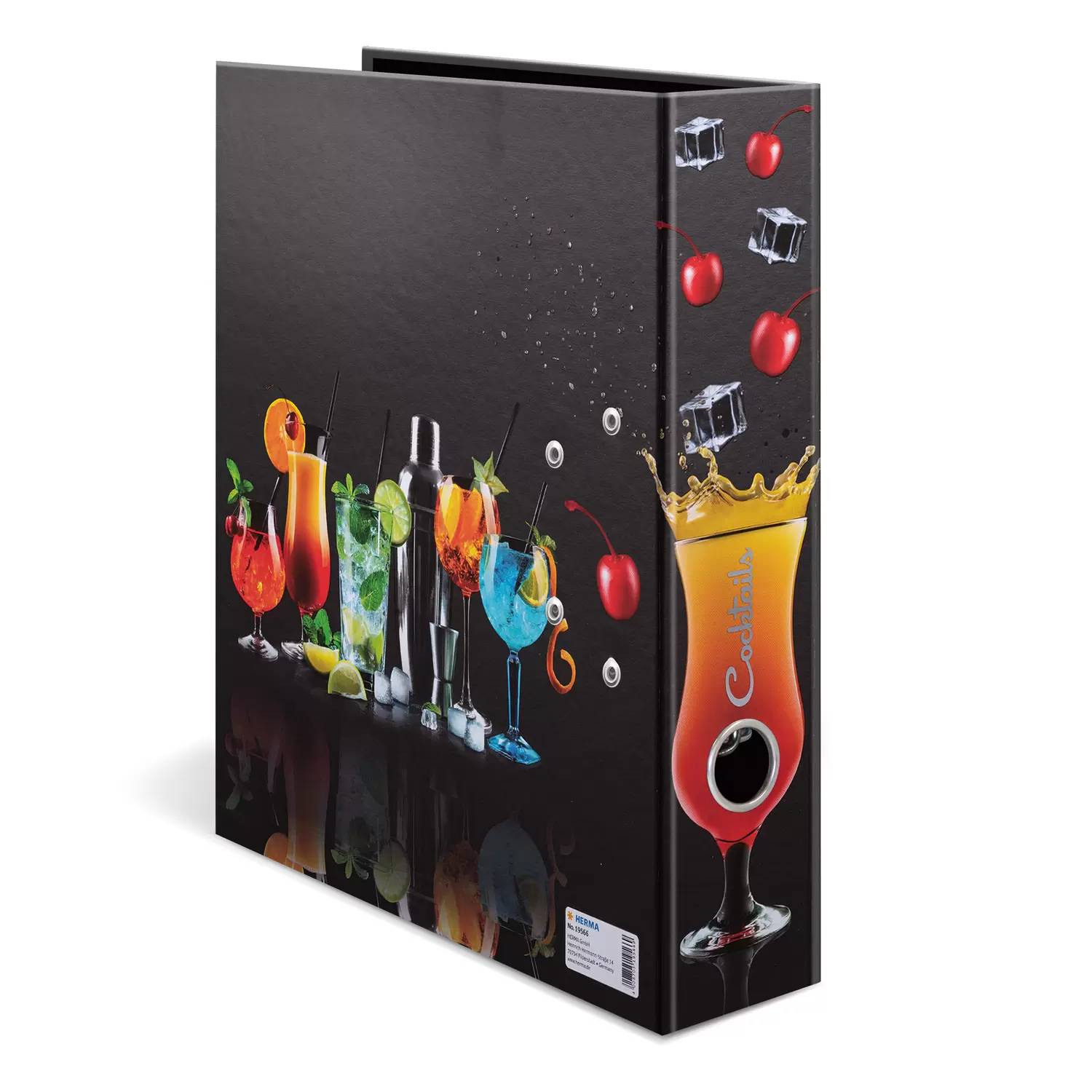 Cartella con motivi A4 Cocktails-2