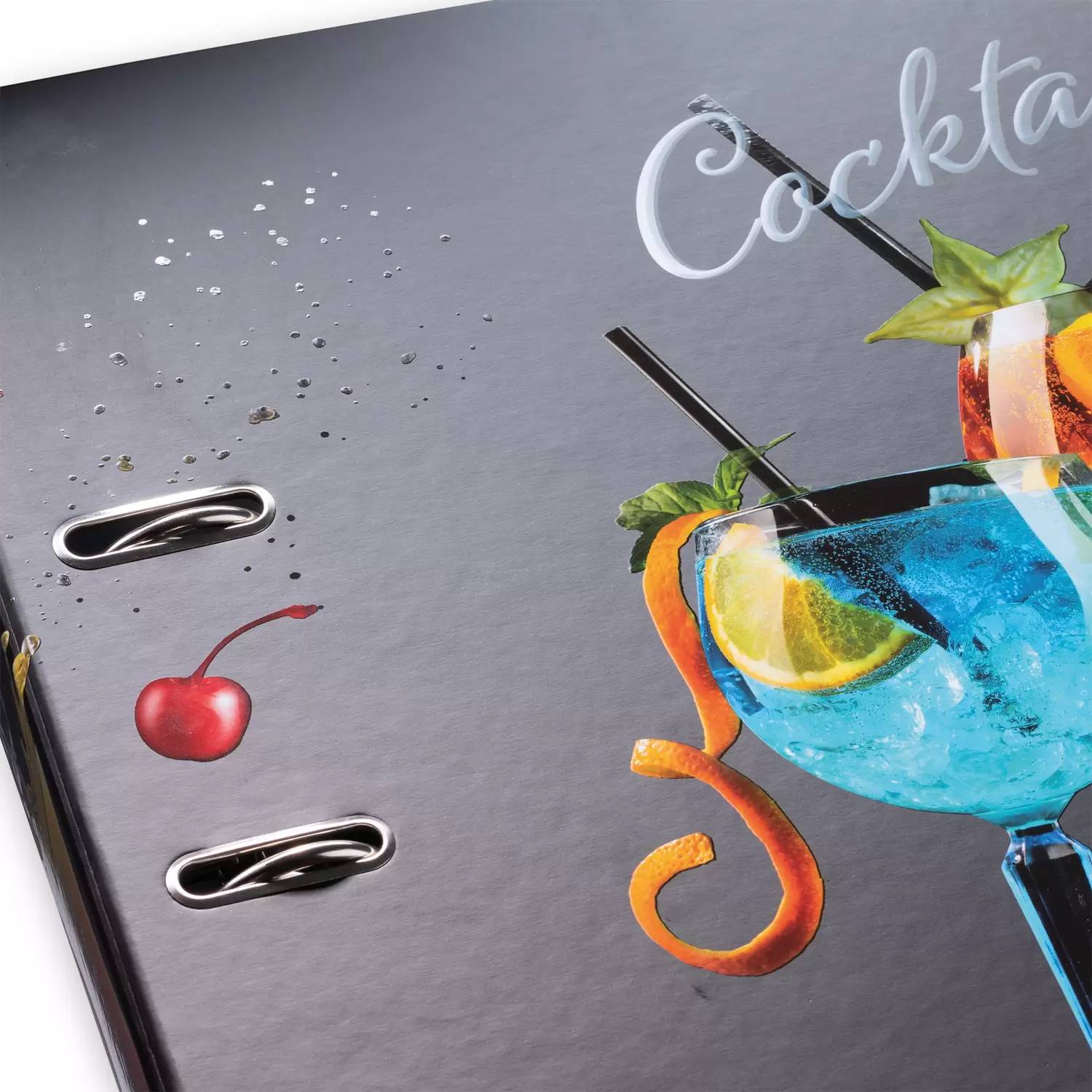Cartella con motivi A4 Cocktails-4