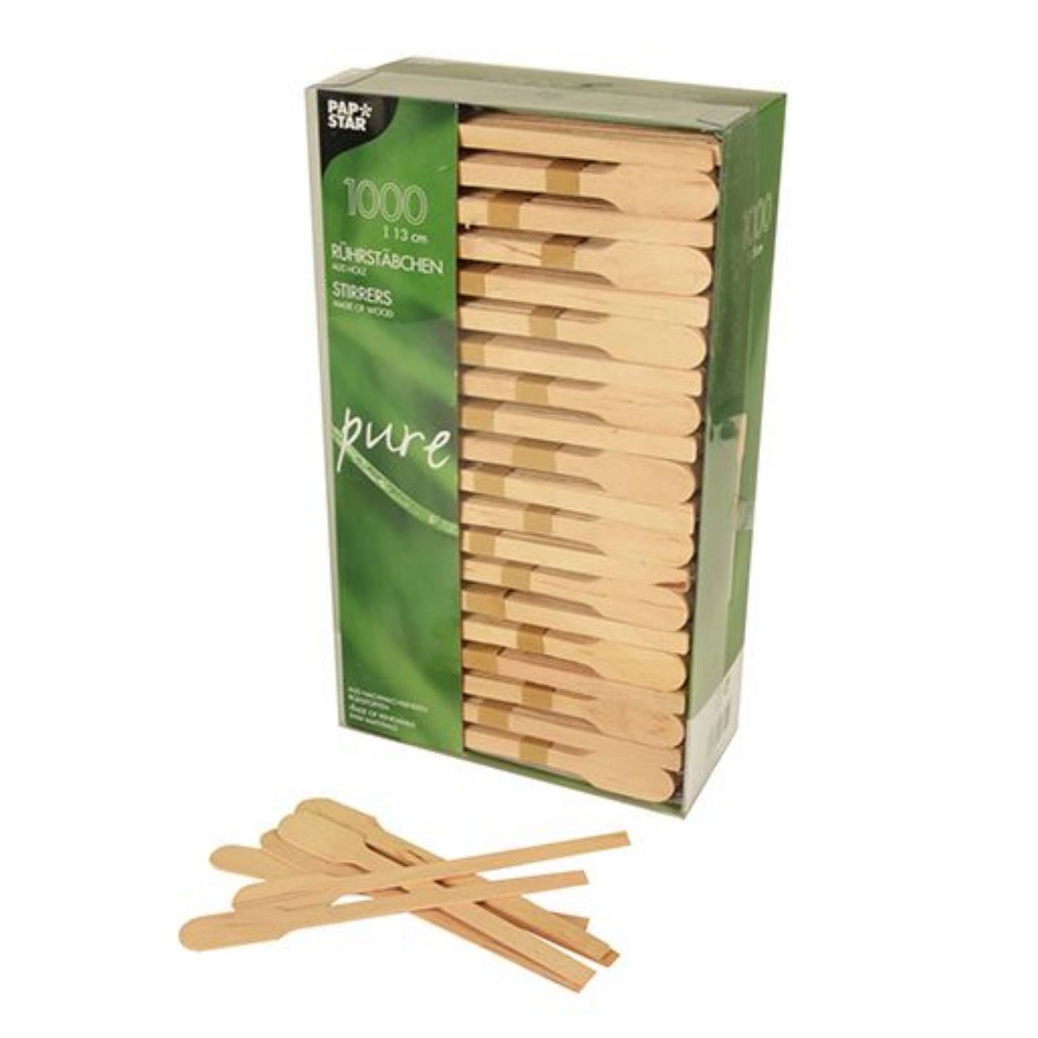 Papstar 16715 Wegwerf-Löffel Holz Natürlich 1000 Stück(e) (16715)-1