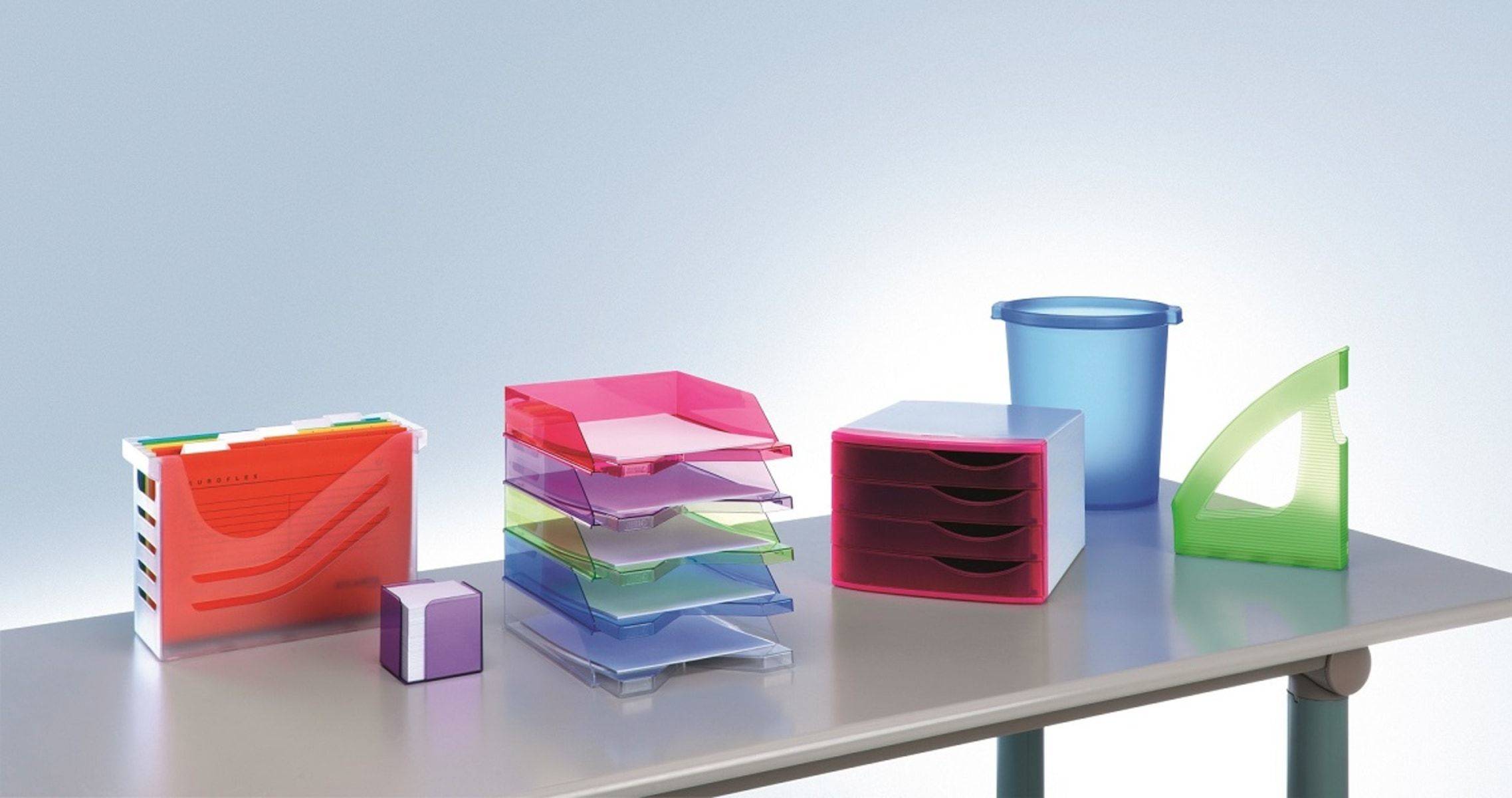 Jalema cestino portadocumenti sospeso con cartellette 35,7 x 15,2 x 25,2 cm DIN A4-1