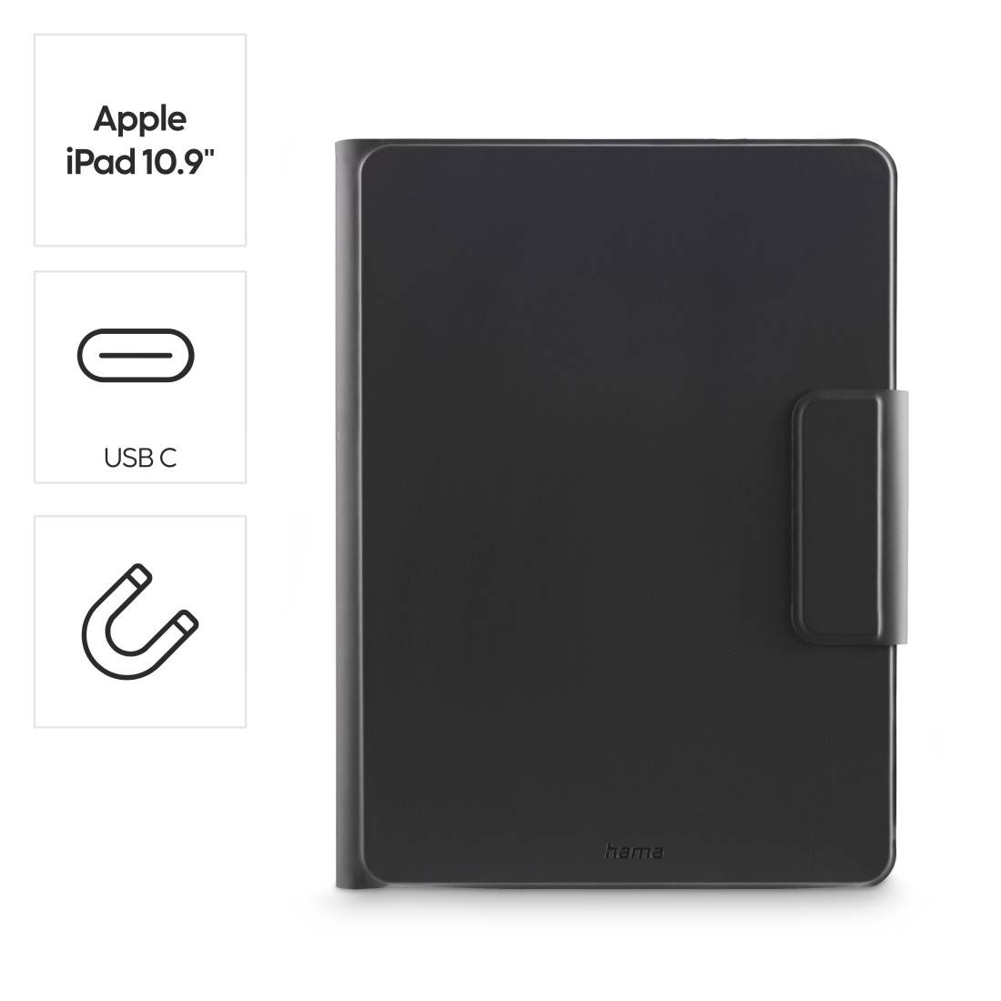 Hama Premium Custodia per iPad Apple iPad Pro 11" (M4, 2024), iPad Pro 11" (M5, 2025) 27,9 cm (11") Copertina del libro -2