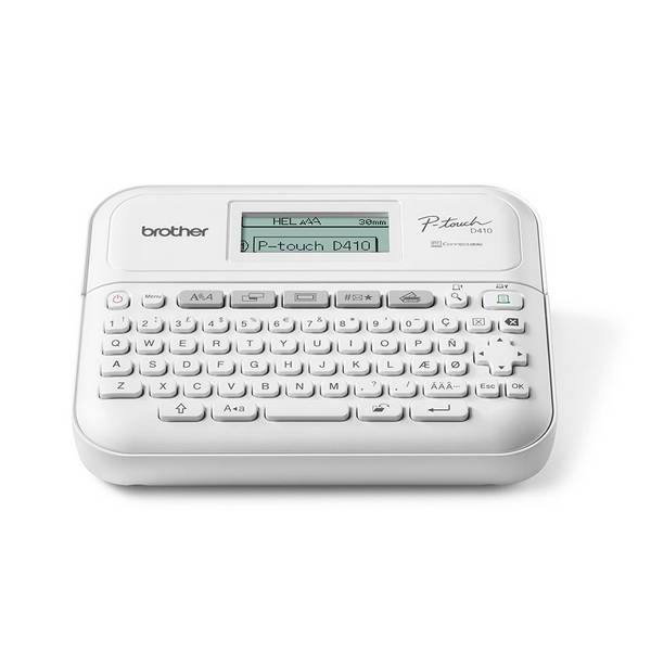 Brother Pt-D410 Stampante per eChette (CD) Trasferimento termico 180 x 180 dpi 20 mm/s Cablate Tze Qwerty