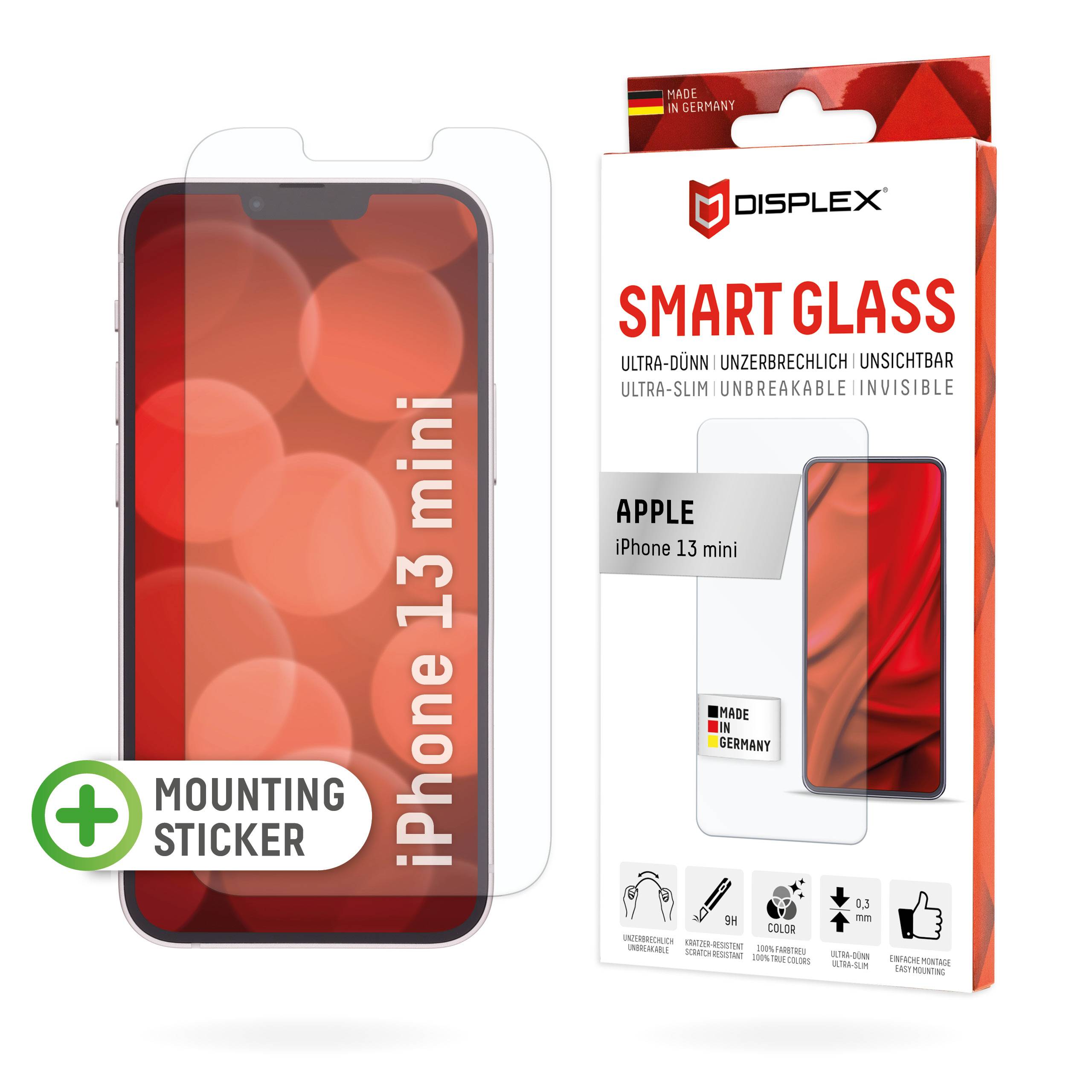 E.V.I. DISPLEX Smart Glass - Bildschirmschutz für Handy - Folie - 6.1" - für Apple iPhone 11, XR (01628)-3