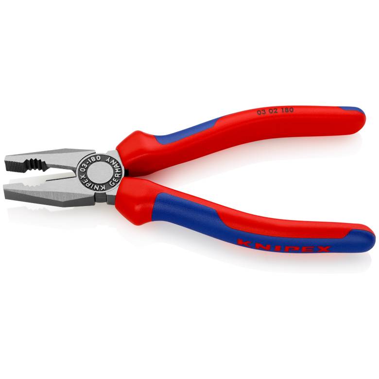 Pinza universale KNIPEX 180 mm, confezione self-service-0