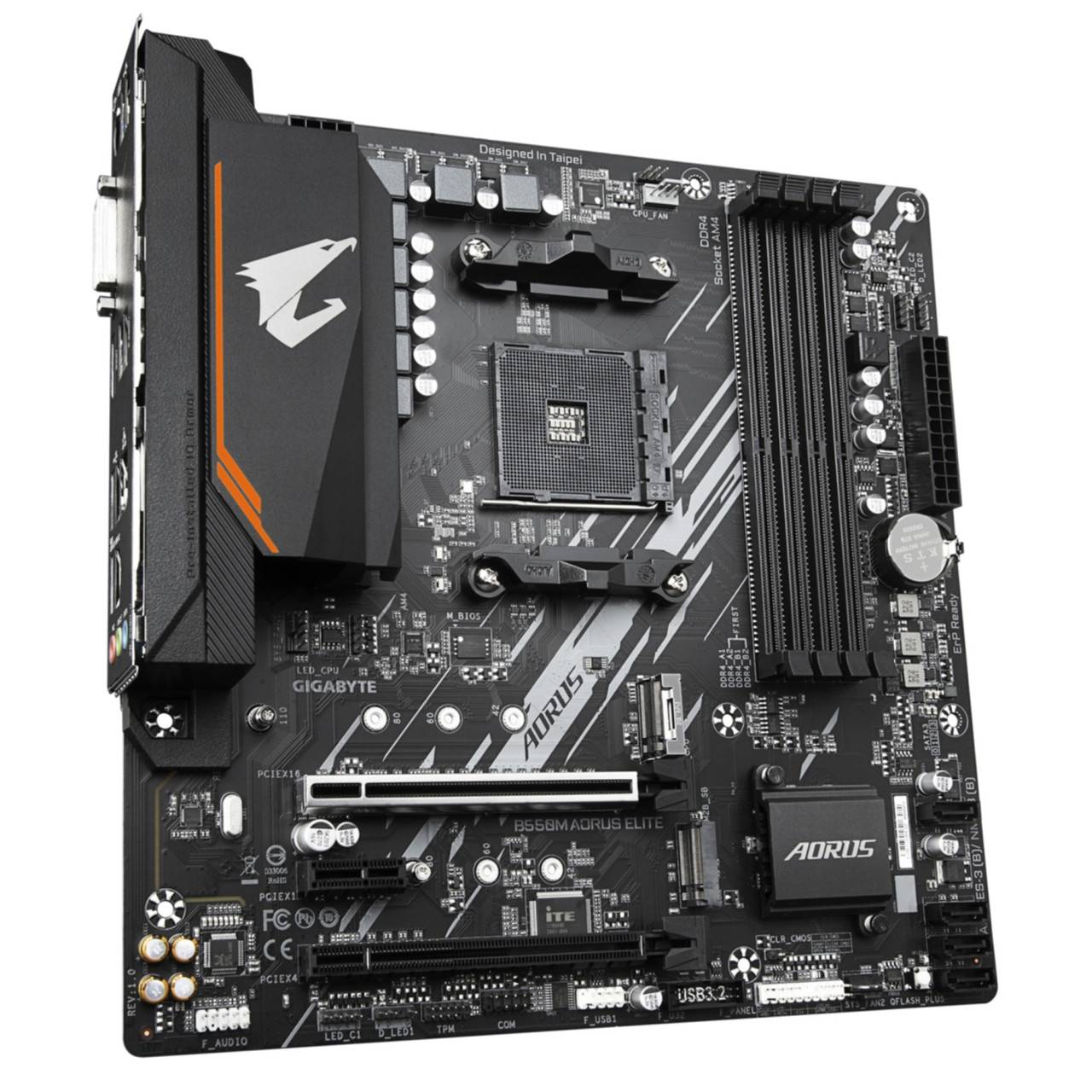 Gigabyte B550M AORUS ELITE AX scheda madre AMD B550 Socket AM4 micro ATX-2
