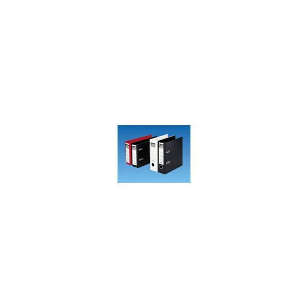 ELBA Ordner rado plast - DIN A5 quer, Rückenbr.: 75 mm, sw Einband außen / innen PVC, auswechselbares (10596 SW)-0