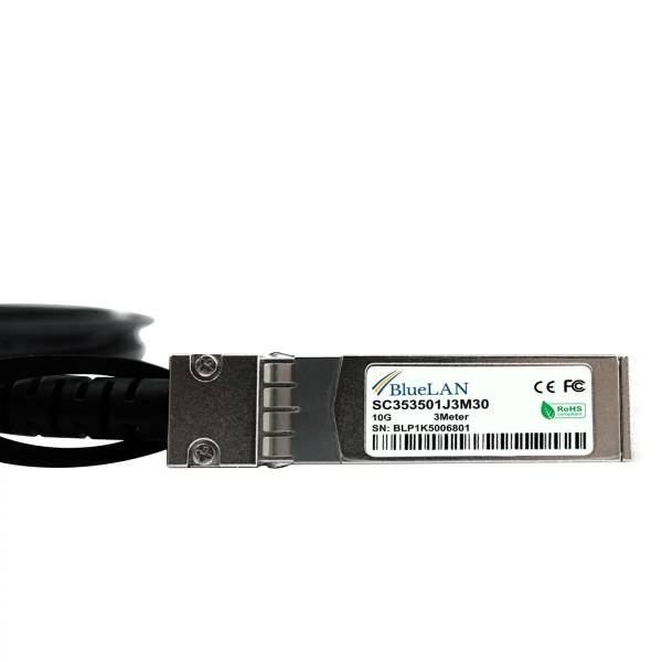 BlueOptics CAB-SFP-SFP-2M-BL cavo InfiniBand SFP+ Nero, Argento-3