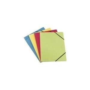 ELBA Eckspannermappe Carte Forte, DIN A4, farbig sortiert in den Farben: blau, gelb, rot, grün - 50 Stück (120539-20)-0