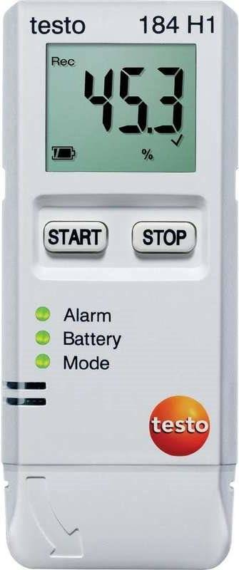 TESTO 184 H1 Temperatur-Datenlogger, Messschreiber, 64000 Messwerte, - 20 ... + 70 ° C, 0.1 ° C (0572 1845)-0