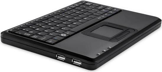 Perixx 11005 Tastatur USB QWERTY Holländisch - Englisch - Französisch Schwarz (PERIBOARD-510 H PLUS IT)-0
