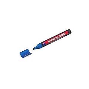 edding 330 Permanent Marker A8 Blue Box of 10-0