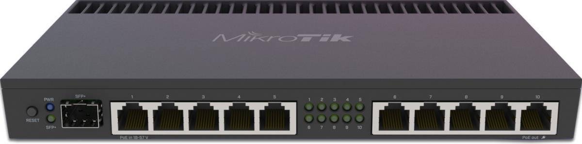 Mikrotik RB4011IGS+RM Kabelrouter Gigabit Ethernet Schwarz (MT RB4011iGS+RM)-0