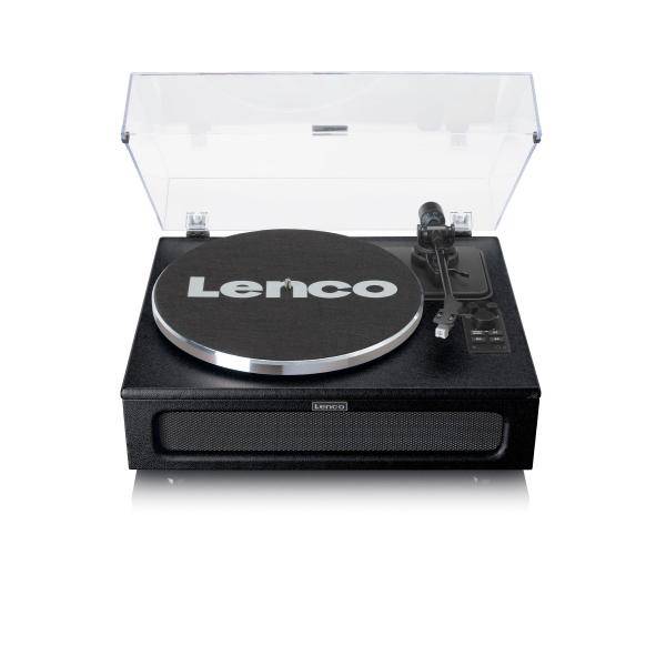 LENCO LS-430BK Plattenspieler mit 4 Lautsprechern BT