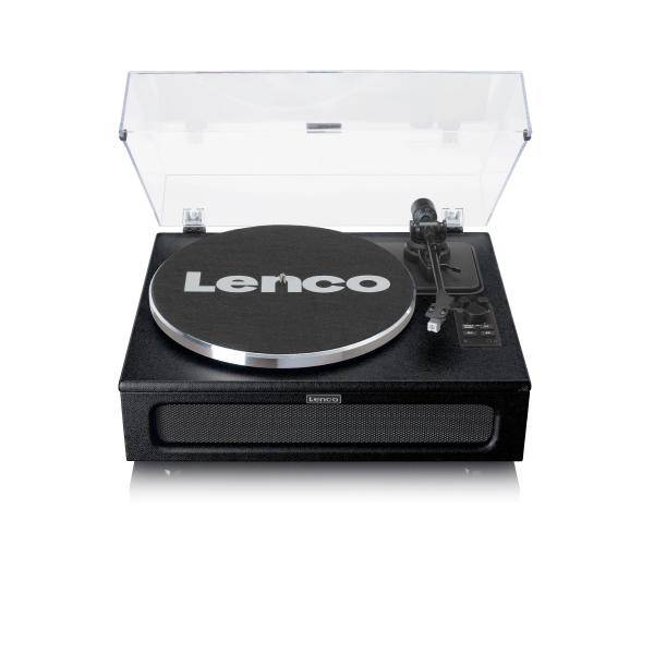 LENCO LS-430BK Plattenspieler mit 4 Lautsprechern BT-1