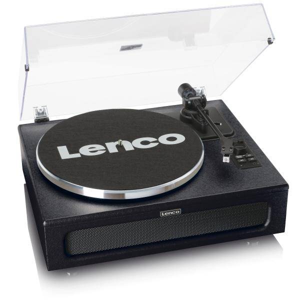 LENCO LS-430BK Plattenspieler mit 4 Lautsprechern BT-2