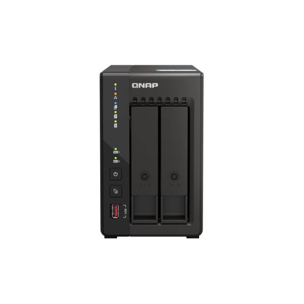 QNAP TS-253E, NAS, Torre, Intel® Celeron®, J6412, Nero-1