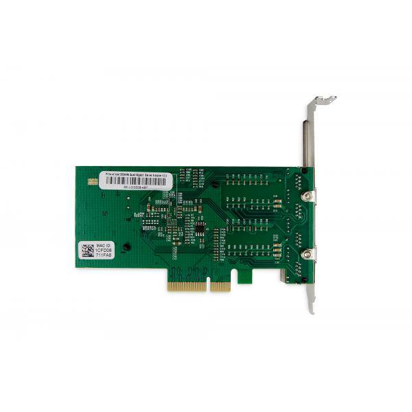 DIGITUS Netzwerkkarte 4Port RJ45 I350 4xRJ454 Anschlüsse-1