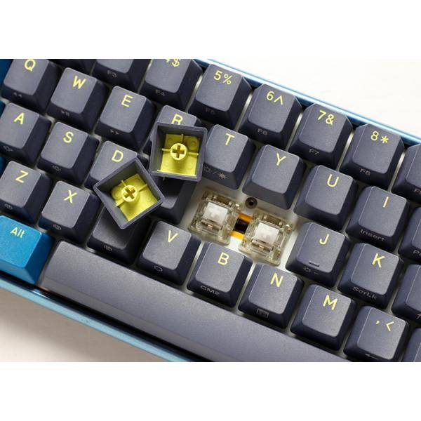 Ducky One 3 Daybreak Mini Tastatur Gaming USB Deutsch Schwarz - Blau - Grün (DKON2161ST-PDEPDDBBHHC1)-1