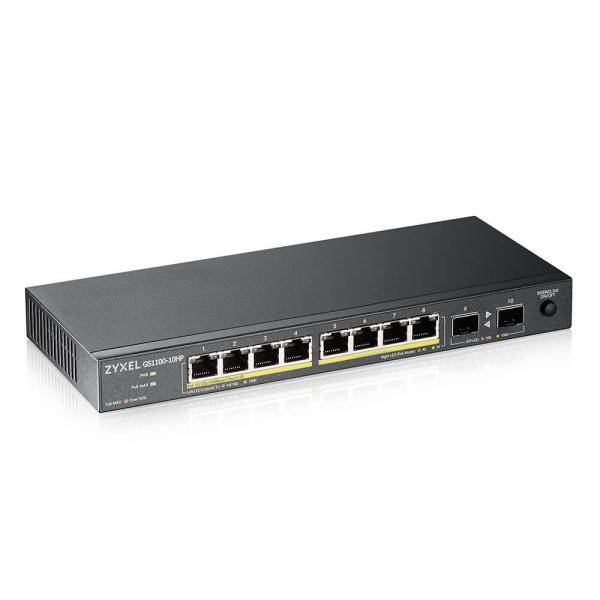 ZYXEL Switch 10x GE GS1100-10HP v2 PoE+-1