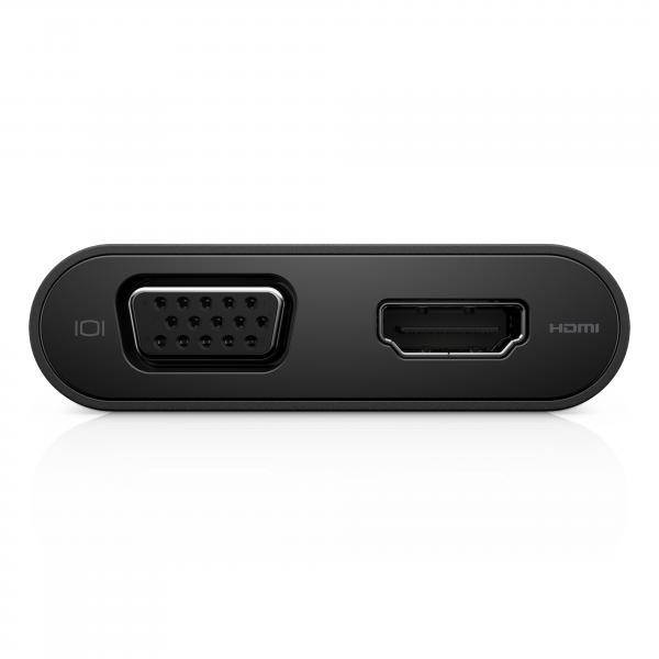 DELL DA200 replicatore di porte e docking station per notebook Cablato USB 3.2 Gen 1 (3.1 Gen 1) Type-C Nero-1