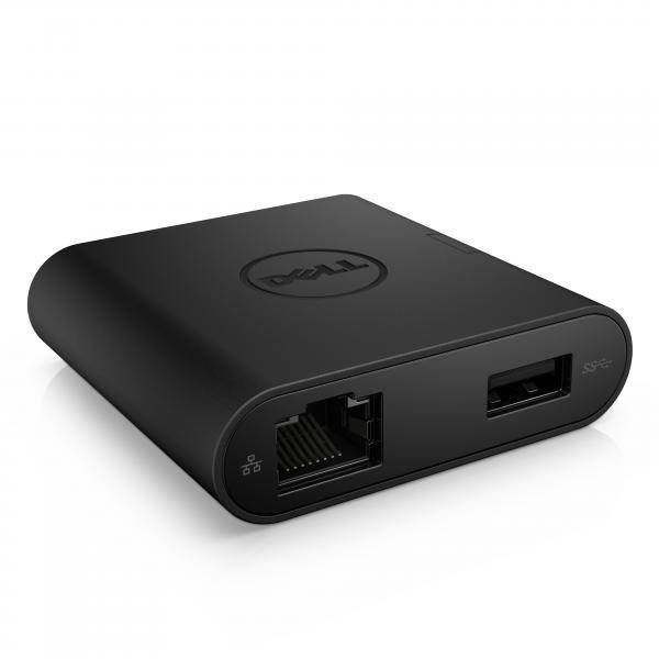 DELL DA200 replicatore di porte e docking station per notebook Cablato USB 3.2 Gen 1 (3.1 Gen 1) Type-C Nero-3