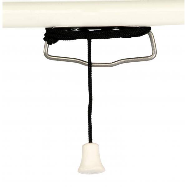 Tenda a Rullo 16-9 186x105cm Manuale Bianca-2