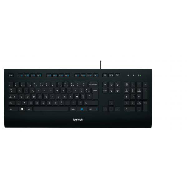 Logitech K280e tastiera USB AZERTY Francese Nero-0