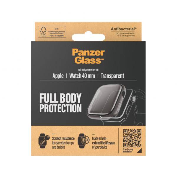 PanzerGlass 3642 accessorio per smartwatch Protezione per schermo Trasparente Vetro temperato-2