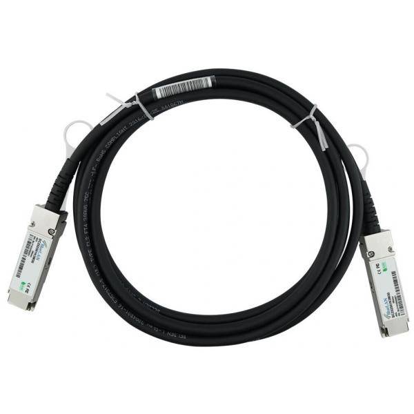 BlueOptics CBL-NTWK-0417-01-BL cavo InfiniBand 1 m QSFP Corallo, Argento-0