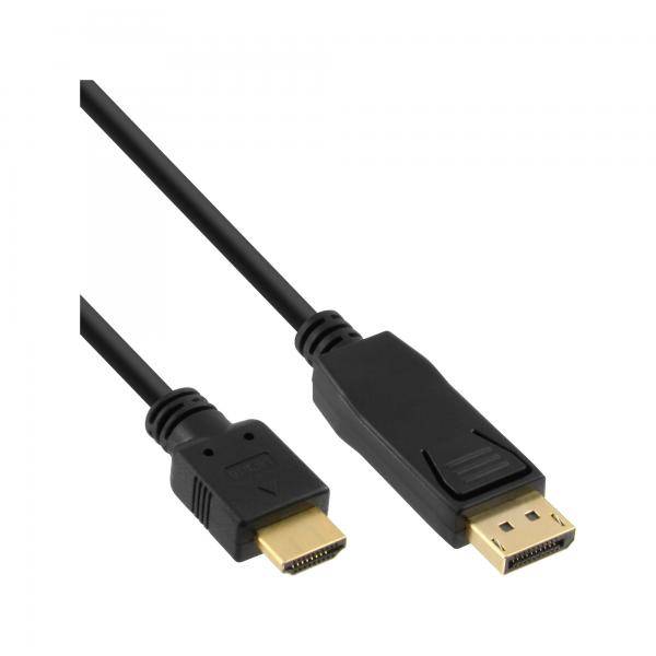 InLine 30er B-Pack DisplayPort / HDMI Konverter Kabel - schwarz - 2m-0