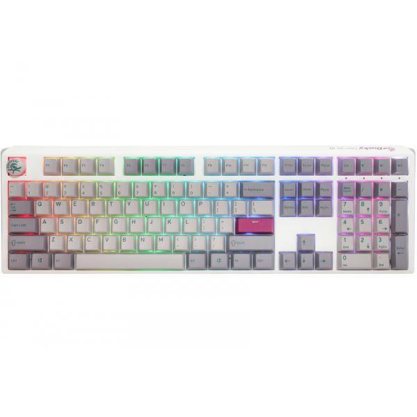 Ducky One 3 Tastatur USB QWERTY US Englisch Grau (DKON2108ST-EUSPDMIWHHC2)-0