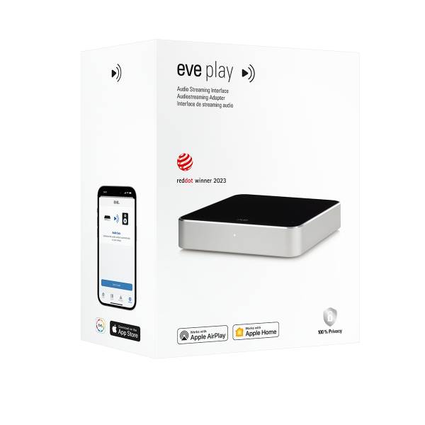 Eve Play Collegamento ethernet LAN Wi-Fi Nero, Argento (Eve Play)-3