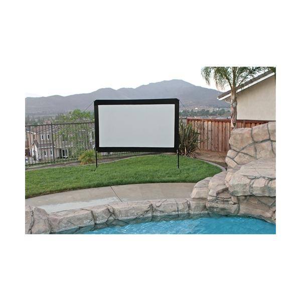 Elite Screens Yard Master 2 Series OMS150H2-DUAL - Schermo di proiezione con gambe - 381 cm (150") - 169 - Wraith Veil D-3