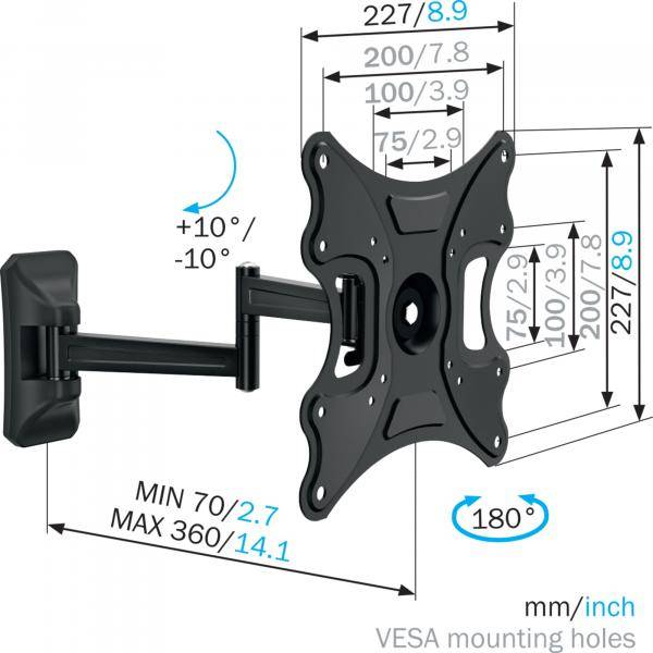 MNT 108 FULL TURN WALL MOUNT-1