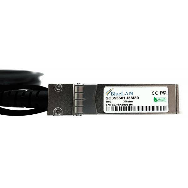 BlueOptics MC3309124-0A3-BL cavo InfiniBand 3 m SFP+ Nero, Argento-2