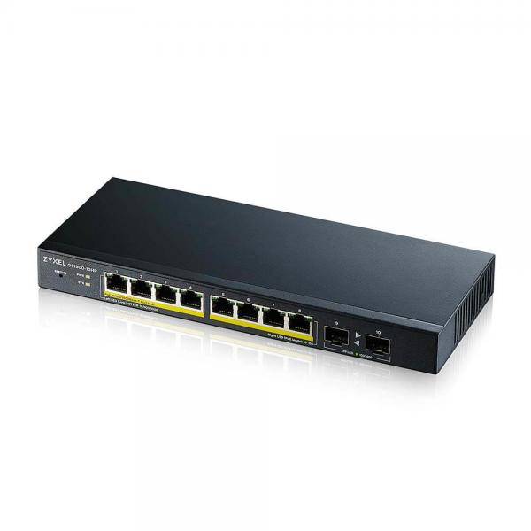ZYXEL Switch 8x GS1900-10HP GbE L2 POE+ /+2 SFP slots-0
