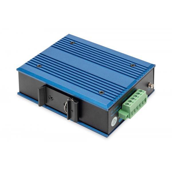 DIGITUS Industrial 4+1 Port Gigabit Ethernet PoE Switch Unmanaged 4 RJ45 Ports 10/100/1000mbits-1